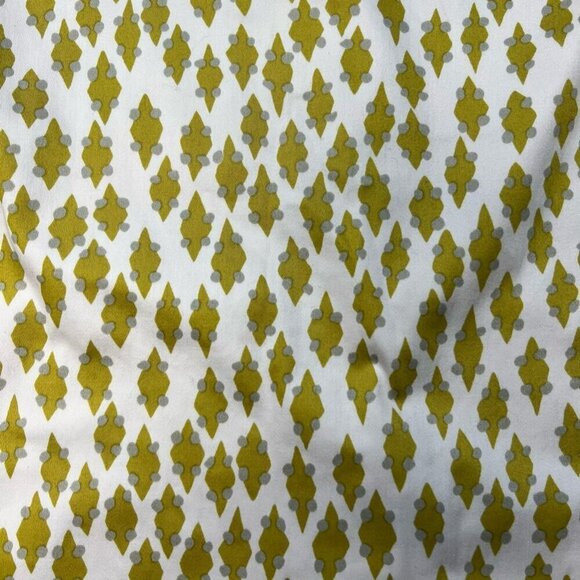 J.Crew Womens A Line Skirt Green White Diamond Above Knee Stretch Zip 10 - Picture 8 of 10